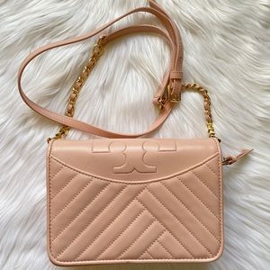 Tory Burch Alexa Combo Crossbody Leather Bag